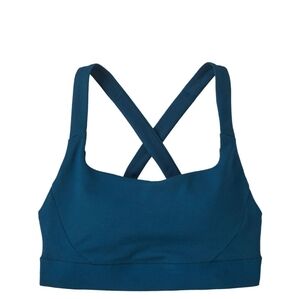 NWT Patagonia Switchback Sports women's bra, lagom blue